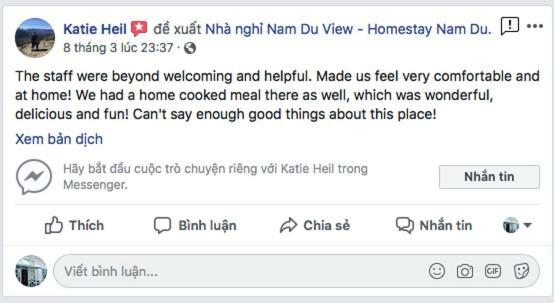 Nam Du View Guest House Exteriör bild